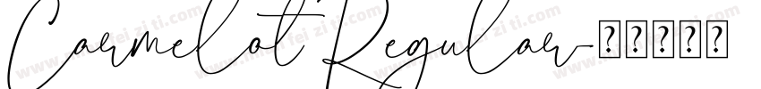 Carmelot Regular字体转换